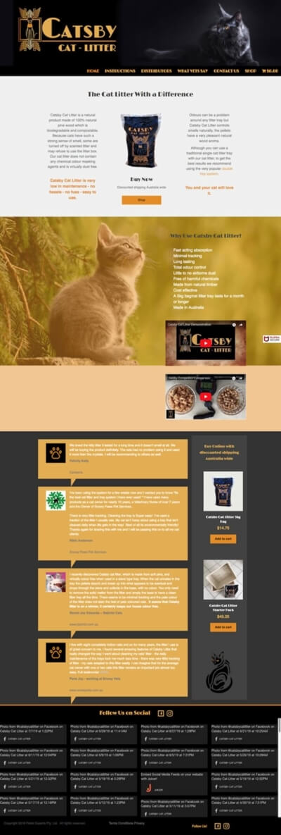 Design Diva - Catsby Cat Litter